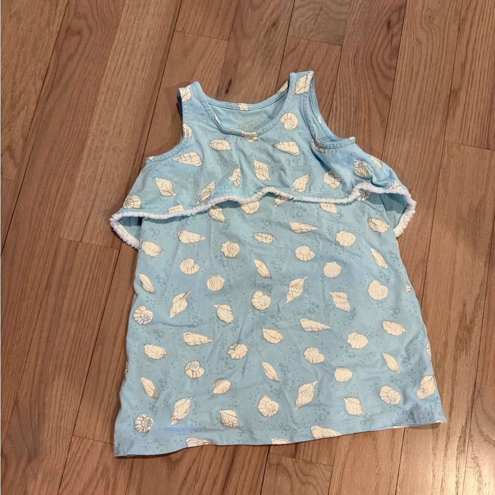 Girls summer seashell dress. Egg New York size 4